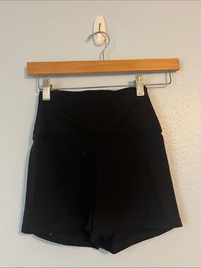 Capezio Black High Waisted Dance Shorts